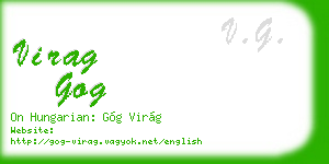 virag gog business card